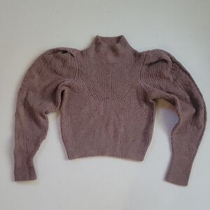 Express Dusty Purple Turtleneck Sweater